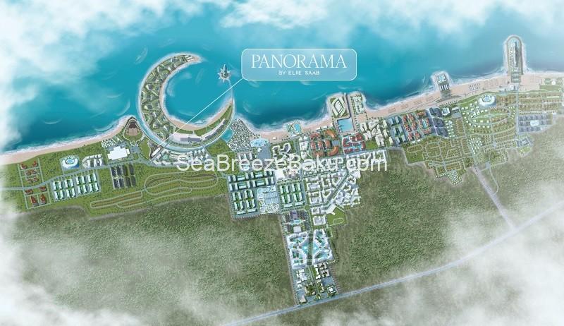 1-Bedroom Apartment for Sale in Panorama by Elie Saab Sea Breeze, Baku 1-Bedroom Apartment for Sale in Panorama by Elie Saab Sea Breeze, Baku