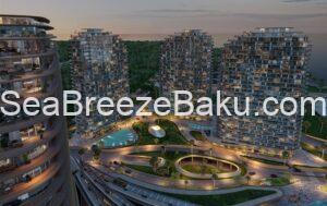 Sea Breeze Bakıda 2 otaqlı evlər qiymətlər