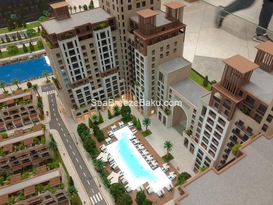 🌆 Arabian Ranches Sea Breeze Resort 🏖️ Xəzər dənizi sahilində münasib qiymətə yeni mənzil